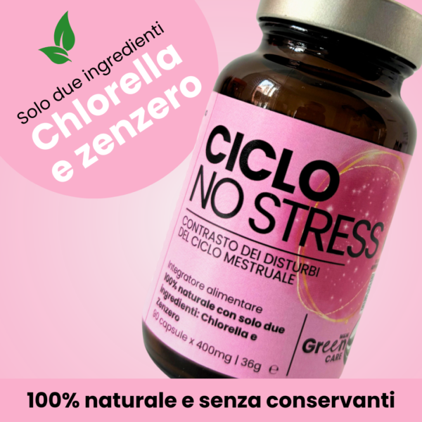 integratore ciclo no stress 100% naturale contro i disturbi del ciclo mestruale